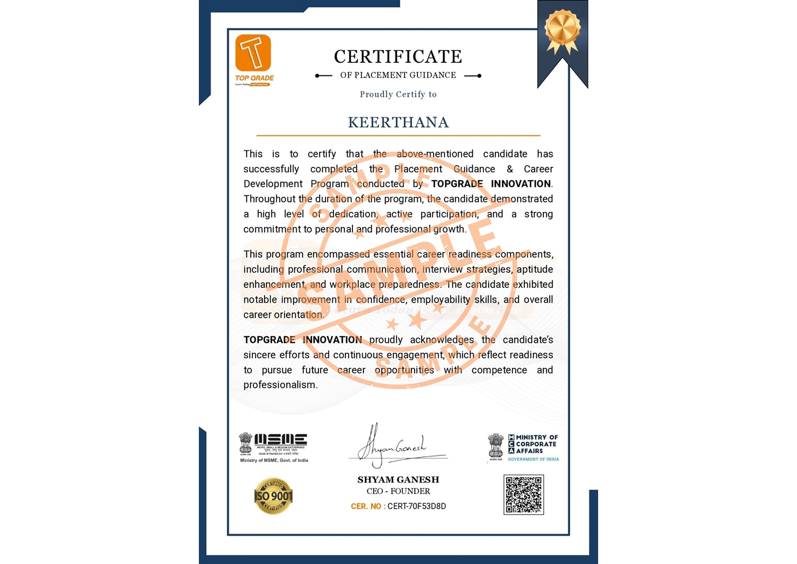 Certificate Placement